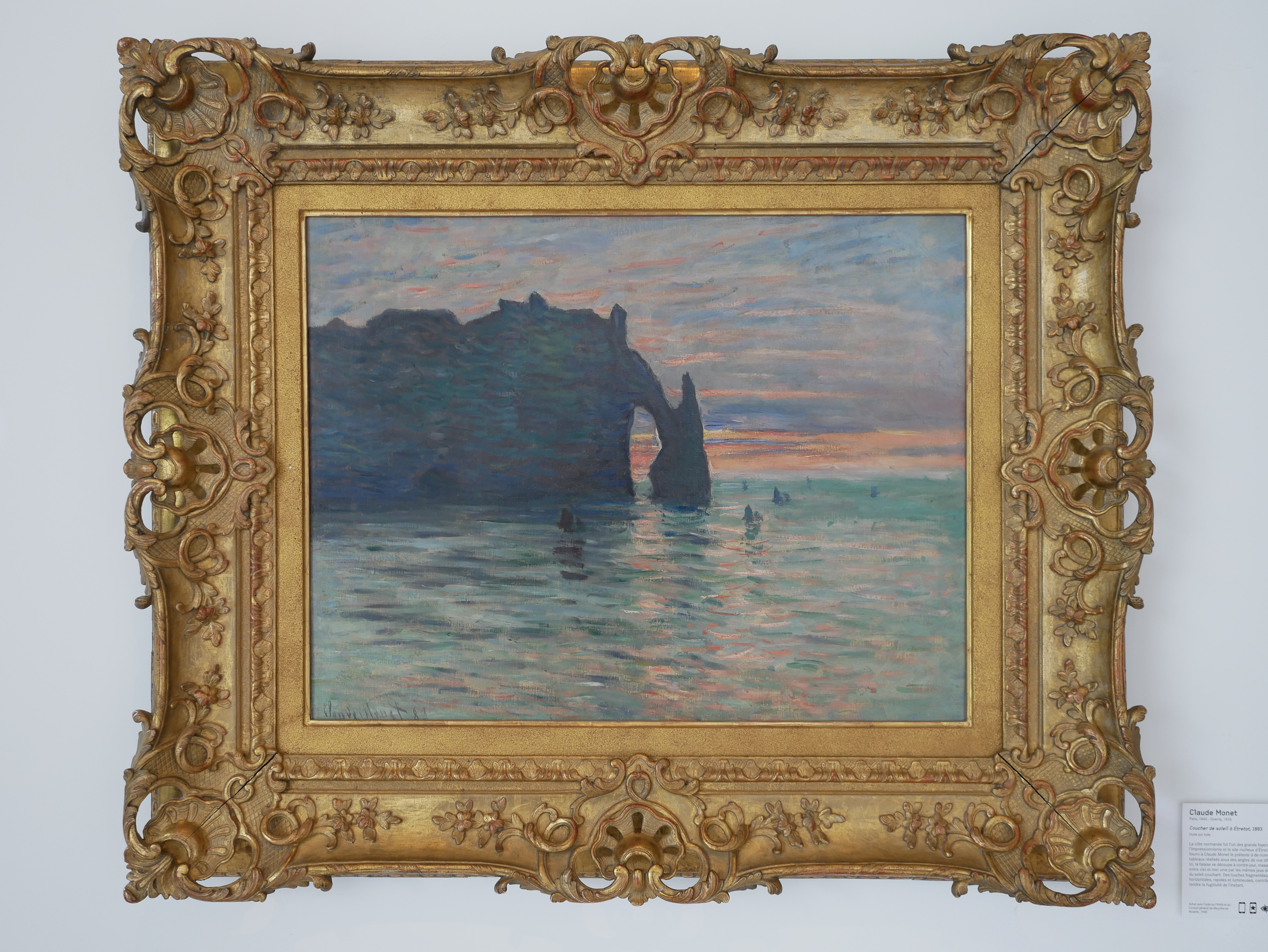 018 Nancy Musée Des Beaux Arts Claude Monet Coucher Soleil