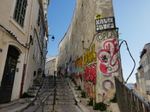 Un invader à Marseille, quartier du Panier
